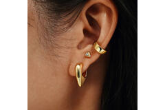  TRAILBLAZER - Zilver / 14kt GP - Zirkonia
